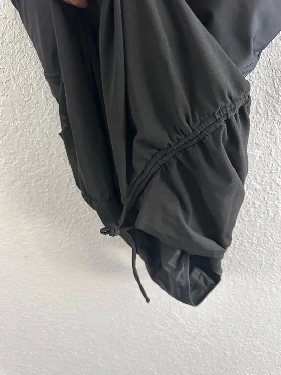 Blooming Jelly Black One Piece Swimsuit L NWT Ruched Tummy Control Skirted - Picture 5 of 15